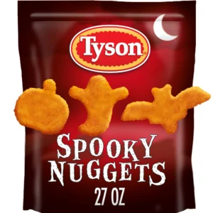 Tyson Fully Cooked Spooky Nuggets Breaded Shaped Chicken Patties