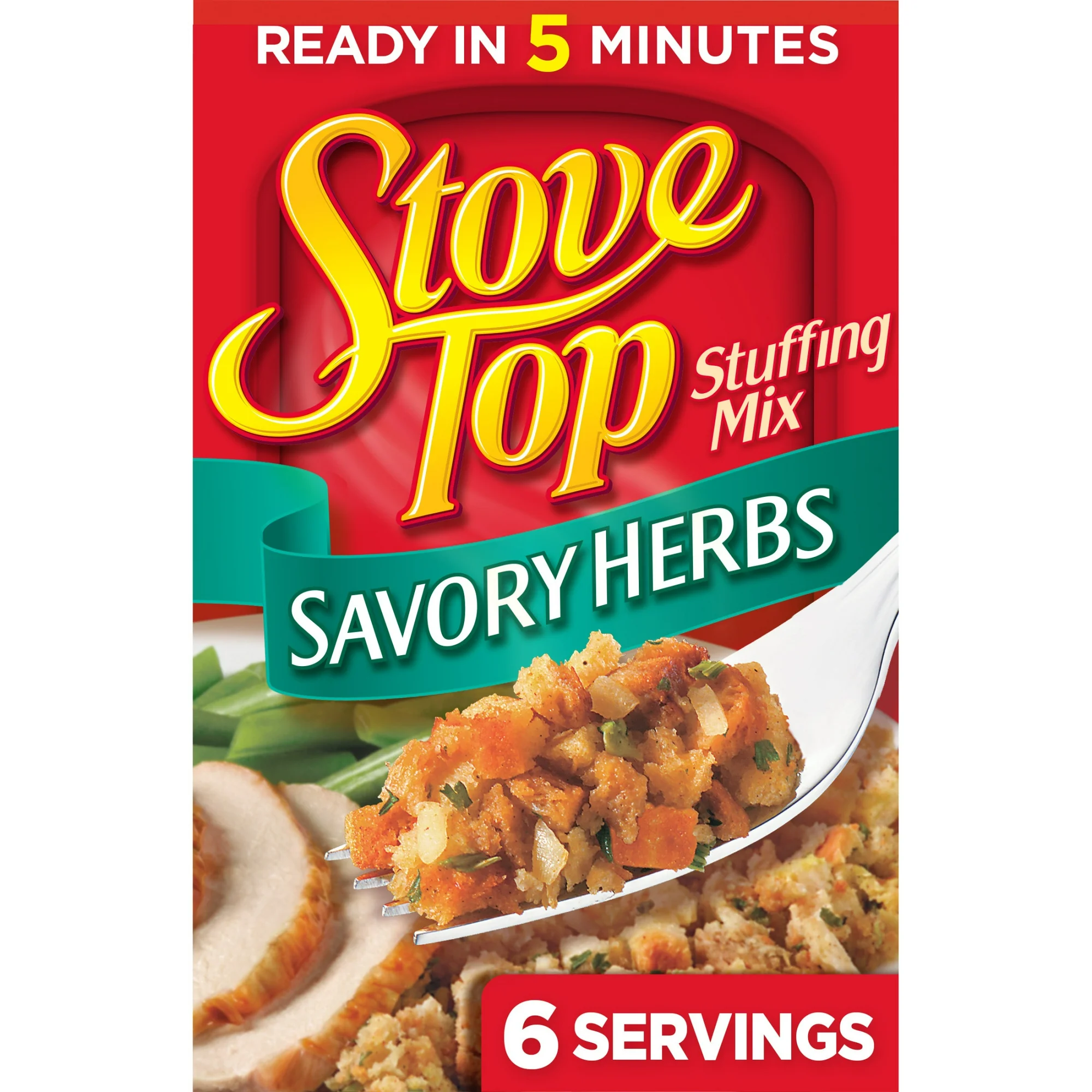 Stove Top Savory Herbs Stuffing Mix Side Dish