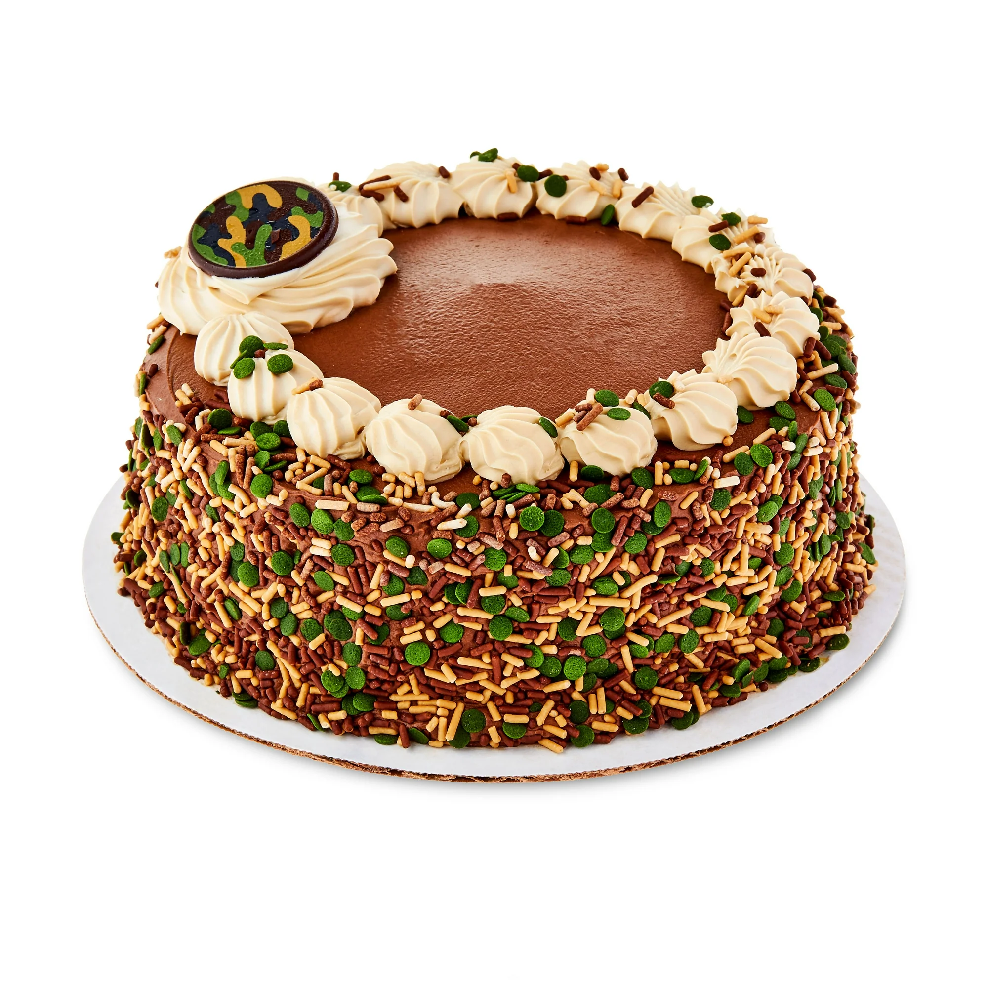 Freshness Guaranteed 7-inch Color Blast Camo Cake